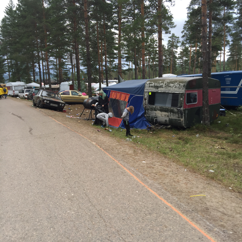 Typical Höljes caravan.